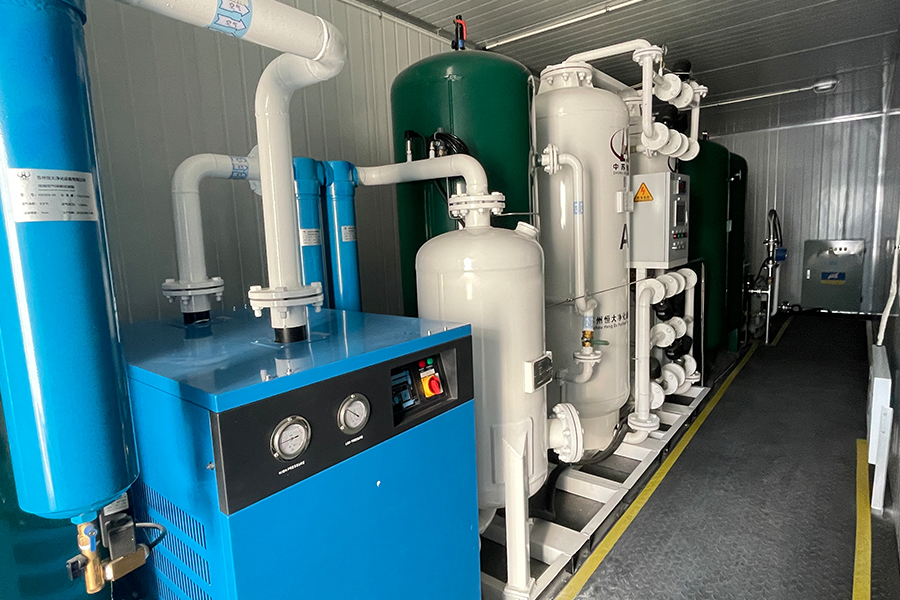 Generátor dusíka PSA typu kontajnera