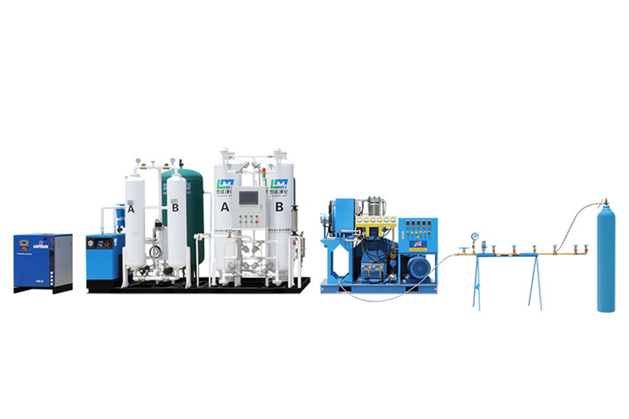 Lekársky systém na výplň kyslíka na mieste